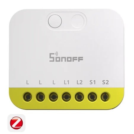 Sonoff MINI-ZB2GS-L DUO slimme Zigbee-tweewegschakelaar zonder nuldraad
