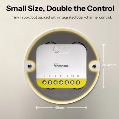 SONOFF MINI DUO-L Zigbee 3.0 2-Channel Without Neutral