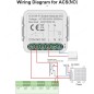 Tuya Modulo Interruttore DC Smart WiFi a Contatto Pulito da Incasso