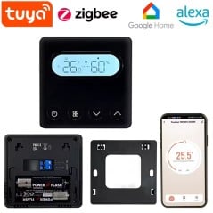 Termostato Smart Zigbee a Batteria Beca BHT-209-GCZB con Contatto Pulito per Controllo Riscaldamento a Caldaia