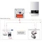 Beca BHT-209-GCZB Batteriebetriebener ZigBee Smart-Thermostat mit potentialfreiem Kontakt zur Heizungssteuerung
