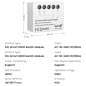 Module de commutation intelligent Wi-Fi Tuya à 6 interrupteurs avec compteur d'énergie