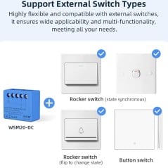 Purchase Tuya Smart WiFi 6 Dry Contact Relay Module
