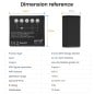 Tuya Smart Wi-Fi 6 Flush-Mounted Energy Meter Module with Consumption Monitoring