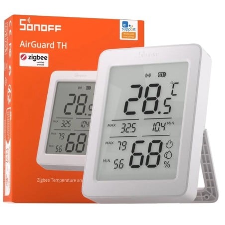 SONOFF AirGuard TH Zigbee Sensore Temperatura Umidità 3.6″ LCD