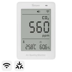 Sonoff AirGuard CO2 SAWF-08P luchtkwaliteitsmonitor Matter Smart Wi-Fi