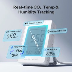 SONOFF AirGuard CO2 Matter WiFi | Indoor Air Quality Monitor