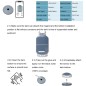 EPTTECH Smart Bluetooth ultrasone LPG- en propaantankniveaumeter