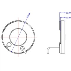Misuratore Livello Serbatoio GPL e Propano Smart Wi-Fi a Ultrasuoni