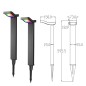Tuya Kit 4 RGBW Smart Wi-Fi LED tuinpalen met grondpen