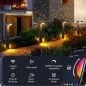 Tuya Kit 4 RGBW Smart Wi-Fi LED tuinpalen met grondpen
