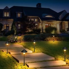Kit of 4 Mushroom LED Pathway Lights Tuya Wi‑Fi RGBW IP65 6W