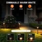 Tuya 4-Pack RGBW Smart Wi-Fi LED Mushroom Garden Lights