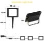 Tuya Smart Wi-Fi RGB LED Outdoor-Strahlerkette