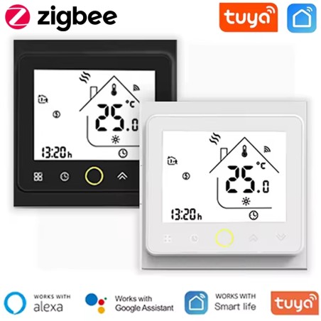 Termostato ZigBee para Caldera Beca BHT-002GCLZB Compatible con Alexa Google