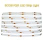 Bande LED SCOB blanche 8 mm, 320 LED par mètre, 24 V CC, 5 mètres