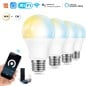 Tuya Lampadina LED CCT Smart Wi-Fi A60 E27 Dimmerabile 9W