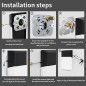 Tuya Applique LED RGBCW Smart WiFi 48W da Esterno IP65