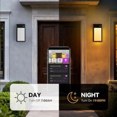 Applique LED Esterno Smart Tuya RGBCW 48W  Alexa Google