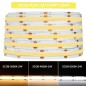 Weißer SCOB LED-Streifen 8 mm 320 LEDs pro Meter DC24V 5 Meter