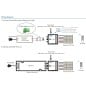 Tuya Smart WiFi + RF + 6-Channel Sensor Dimmer Control Unit for 12/24V LED Strips