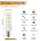 Ampoule LED connectée Tuya Smart WiFi E14 à intensité variable (type maïs, CCT)