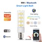 Tuya Lampadina Smart WiFi E14 LED Corn CCT Dimmerabile