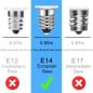 Ampoule LED connectée Tuya Smart WiFi E14 à intensité variable (type maïs, CCT)
