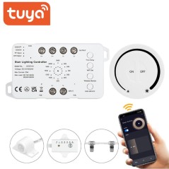 LED-trapcontroller Smart Tuya Smart WiFi 25A met afstandsbediening