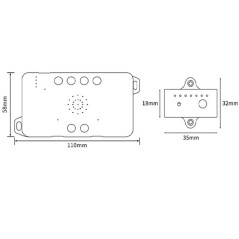 LED-trapcontroller Smart Tuya Smart WiFi 25A met afstandsbediening