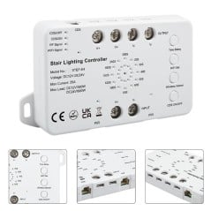 Centralita para Escaleras LED Smart Tuya Smart WiFi 25A con Mando