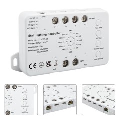 LED-trapcontroller Smart Tuya Smart WiFi 25A met afstandsbediening