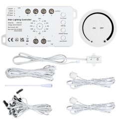 Tuya Smart WiFi LED-trapverlichtingscontrollerkit met afstandsbediening