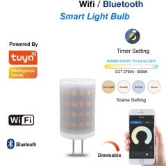 Tuya Smart WiFi G4 12V LED Corn CCT Dimbaar