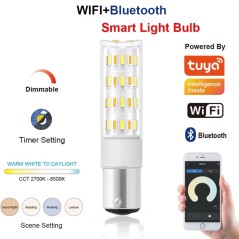Tuya Smart Bulb BA15D 12V WiFi LED Corn CCT Dimmable