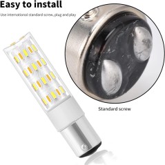 Slimme Lamp Tuya BA15D 12V WiFi LED Corn CCT Dimbaar