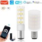 Tuya Smart WiFi-lamp BA15D 12V LED-cornlamp met dimbare kleurtemperatuur