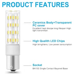 Tuya Ampoule Smart WiFi BA15S 12V LED Corn CCT Dimmable