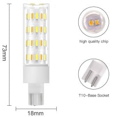 Lampadina Smart Tuya T10 12V WiFi LED Corn CCT Dimmerabile 400lm