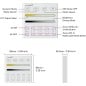 Tuya 2,4 GHz RF 4-zone touchscreen bedieningspaneel voor wandmontage