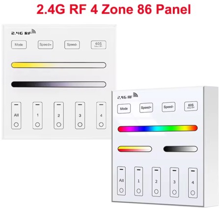 Telecomando Touch RF 2.4G Tuya 4 Zone per Controller LED Smart