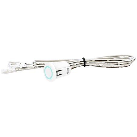 Mini interruptor de atenuación táctil en línea, montaje empotrado para controlador LED de un solo color, 5-24 V CC