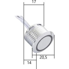 EC-AV Touch-Dimmer Inline 5–24V PWM für LED-Controller