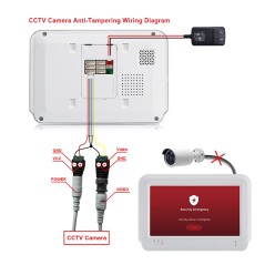 Tuya Kit Interphone Vidéo Smart WiFi AHD 1080P 2MP avec Moniteur 7"
