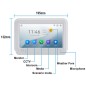Kit de timbre con video Tuya Smart WiFi AHD 1080P de 2 MP con monitor