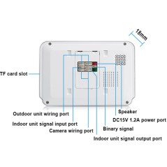 Tuya Smart WiFi AHD 1080P 2MP Video Intercom Kit with 7" Monitor
