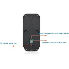 Tuya Smart Video-Türklingel-Kit WiFi AHD 1080P 2MP mit 7" Monitor