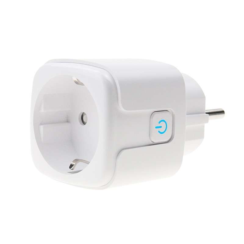 Enchufe inteligente WiFi Tuya 16A con función de medición de consumo