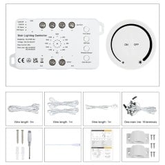 Centralita para Escaleras LED Smart Tuya Smart WiFi 25A con Mando