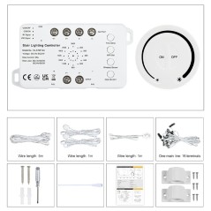 LED-trapcontroller Smart Tuya Smart WiFi 25A met afstandsbediening